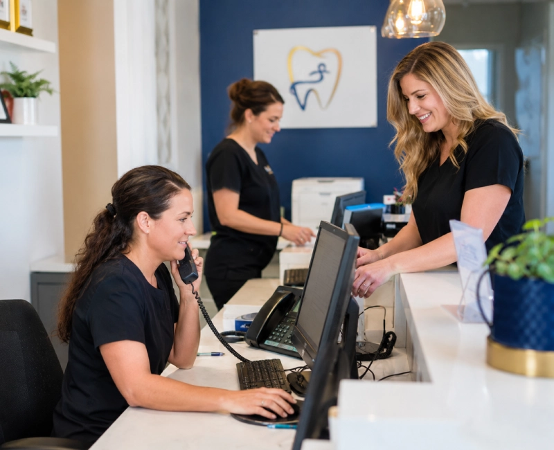 A dental operatory or practice team